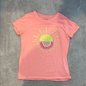 Cat & Jack Coral Tee with Sunburst Design